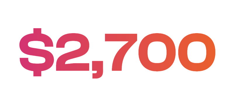 $2,700